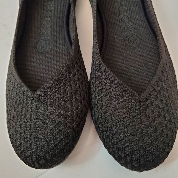 Rothy’s Honeycomb Flats Black  Sz 7 Retired In Excellent Condition - Picture 4 of 9